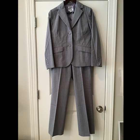 Pendleton gray suit set with lavender pinstripes - Picture 1 of 6